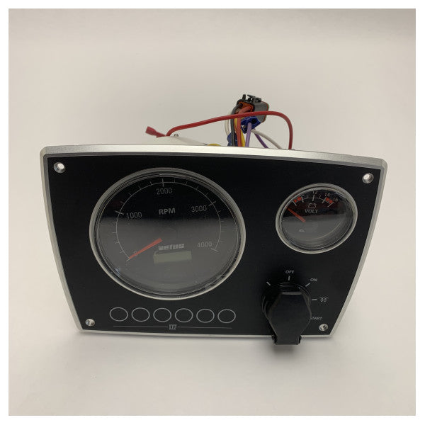 Vetus MPA22bs2 pannell tal-kontroll tal-magna iswed 12V - 4000 RPM