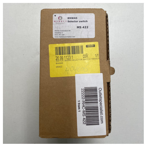 Przełącznik wyboru trybu pracy systemu Marble BNWAS - MS 422