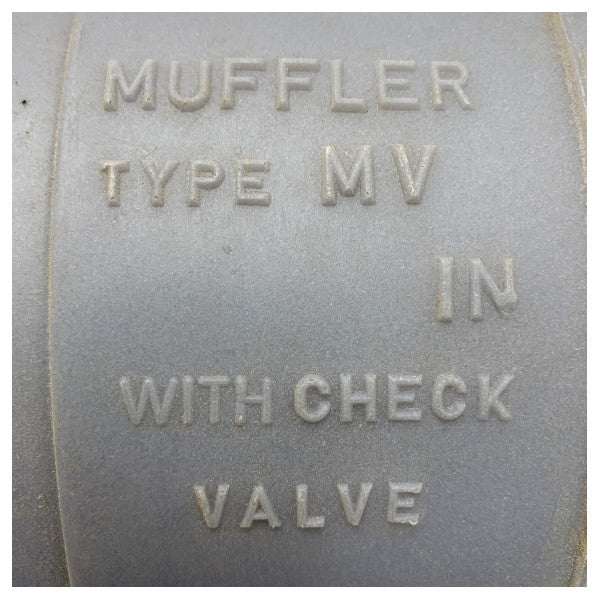 Vetus MV100 100 MM rask båt eksosdemper