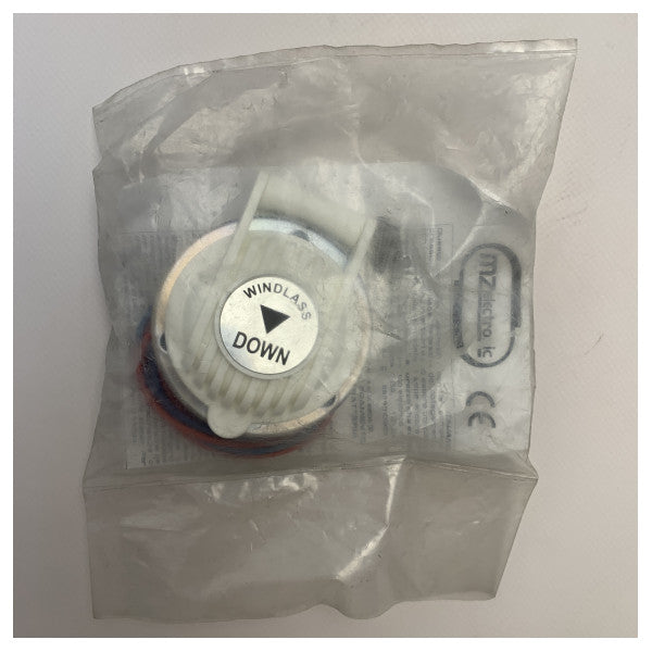 MZ Electronics διακόπτης ποδιού ελικοπτέρου λευκό 12/24V