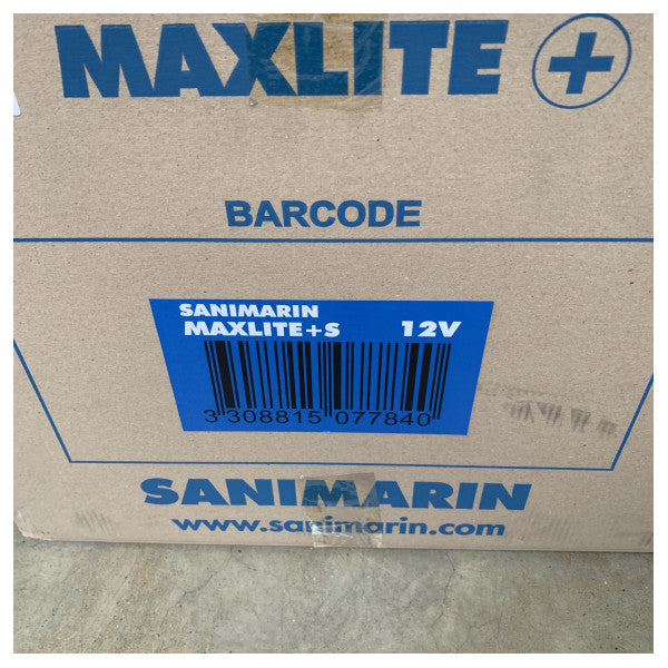 Sanimarin Maxlite+S 12V Compact Marine Electric toilet