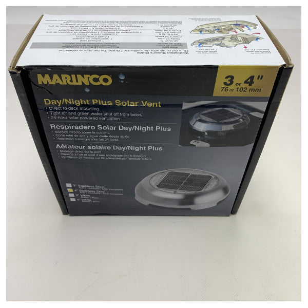 Marinco solventilation rostfritt stål 4 tum - N20704S