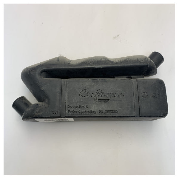 Craftsman Ø40 mm звуков блок на изпускателната система | воден блок на заглушителя - NL-200230