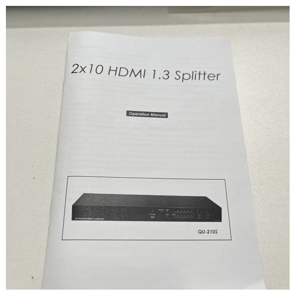 CYP HDMI pojačalo raspodjele Qu 210s - Qu 210S EV636-7