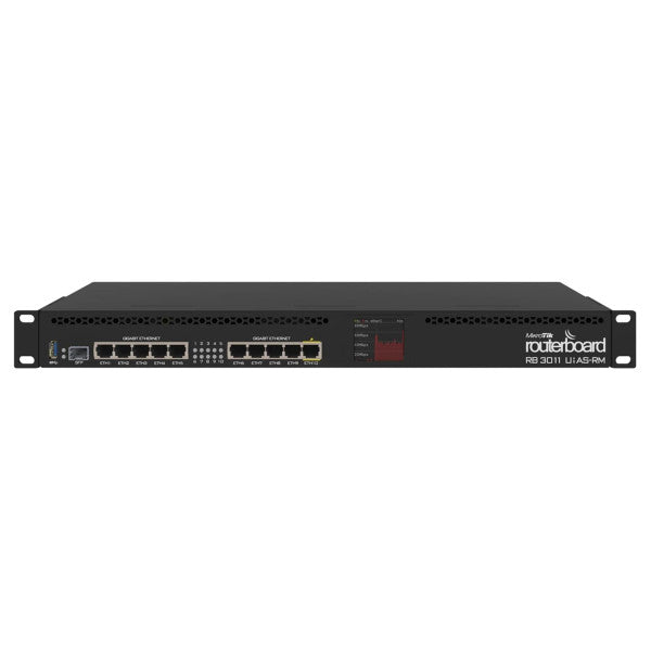 MikroTik RB3011UIAS-RM 10-ports Ethernet-switch til rackmontering