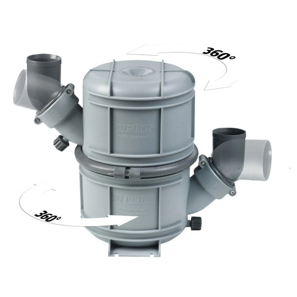 Vetus NLP50 marineudstødningsdæmper med vandlås 50 mm