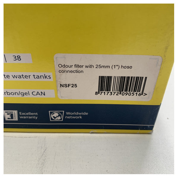 Vetus NSF38 38 mm:n hajusuodatin tilasäiliöön