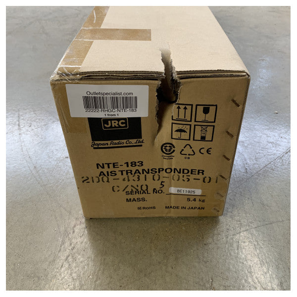 JRC NTE-183 AIS Class a Transponder Long Range White