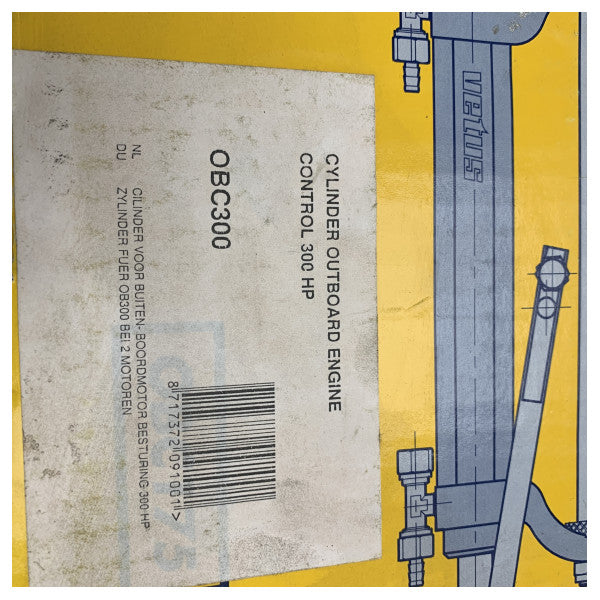 Cilindro di governo idraulico Vetus OBC300 per motori fuoribordo