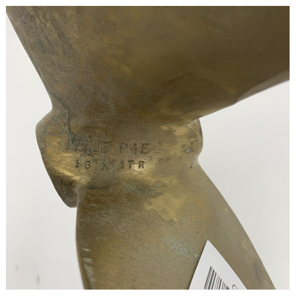 Vetus P4E16X17R Hélice de 4 pás de 16 x 17 polegadas RH 30 mm