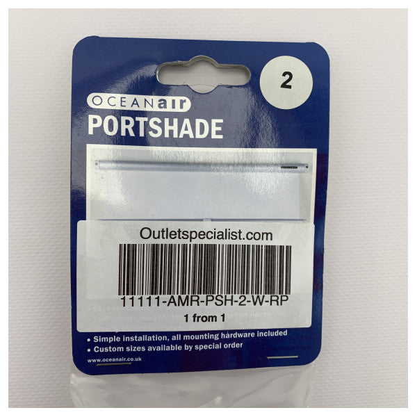 Dometic OceanAir Portsade Roller Blind White 380 x 280 mm-PSH-2-W-RP