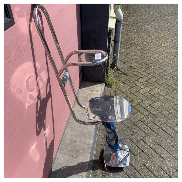 BRUGT Universal bådradarmast i rustfrit stål 150 cm høj