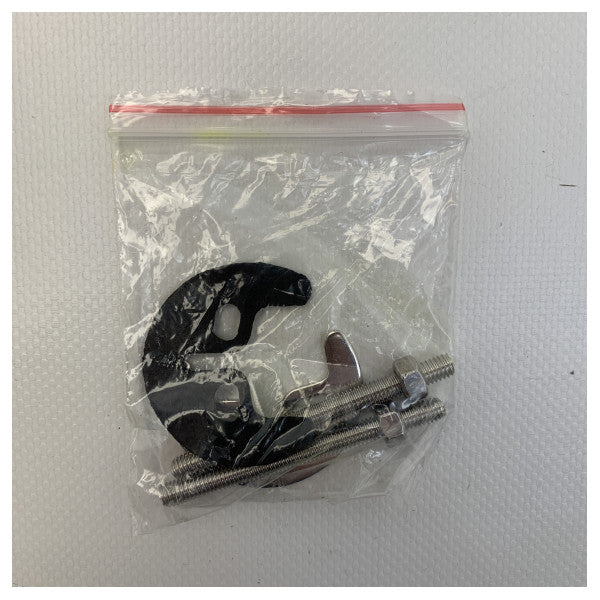 Επιχρωμιωμένη αναδιπλούμενη βρύση μίξερ Allpa ζεστό | κρύο - 487105