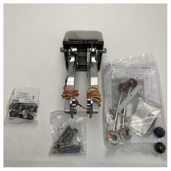 Vetus RCTOPTS подвійні важелі дистанційного керування двигуном з нержавіючої сталі