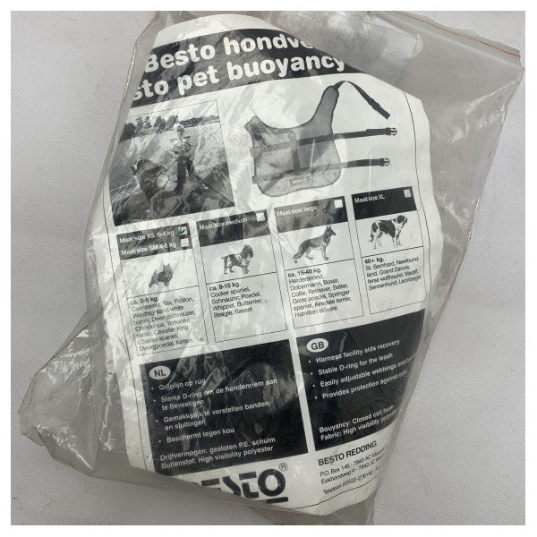 Chaleco salvavidas para perros XS - Chaleco de natación naranja de alta visibilidad para perros pequeños de hasta 4 kg