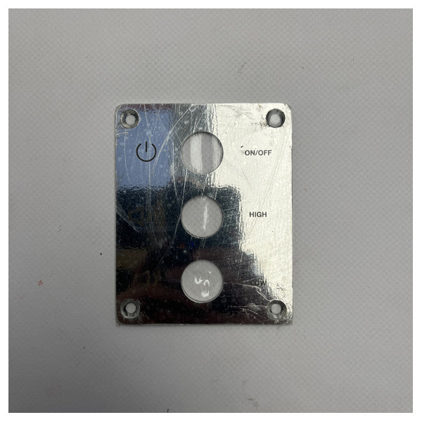 Riva Marine Audio Mounting Plate от неръждаема стомана - траен панел, устойчив на корозия, за аудио оборудване за лодки