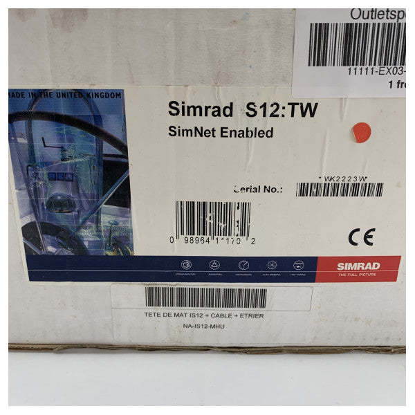 Simrad IS12 kablo ile direk başı ünitesi paketi - NA-IS12-MHU
