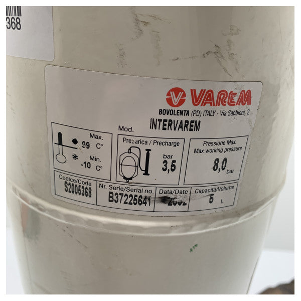 Pompa per acqua dolce CEM J-INOX in acciaio inox 12V idroforo 38Lmin