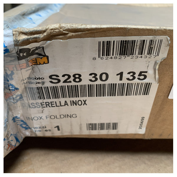 Фиксиран трап от неръждаема стомана - S28 30 135