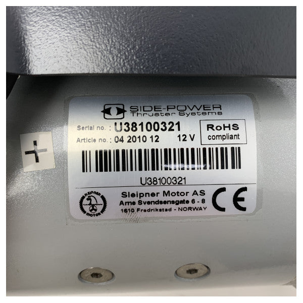 Sleipner Side Power SE60 60 KGF | 185 mm | 12v Bow and Stern Thrust - SE60 / 185S2-12V