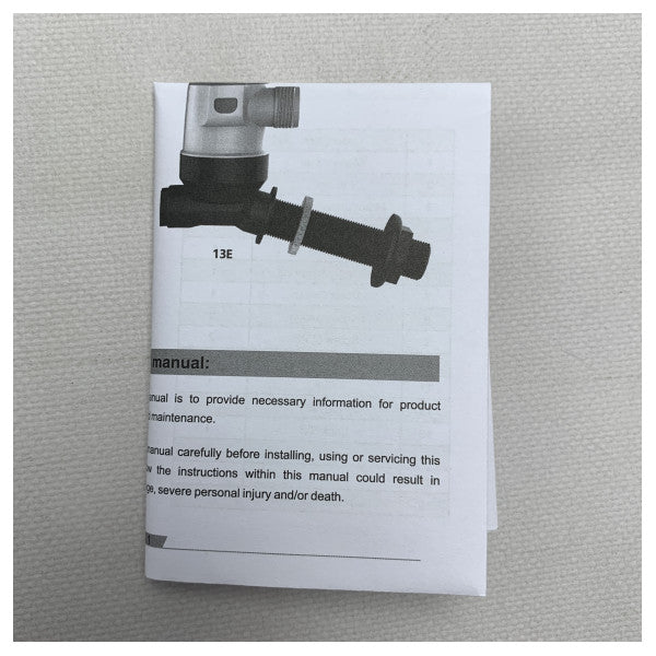 مضخة قاع السفينة الكهربائية اليدوية من Seaflo بجهد 12 فولت | 800 جيجاوات في الساعة - SFBP1-G800-12B