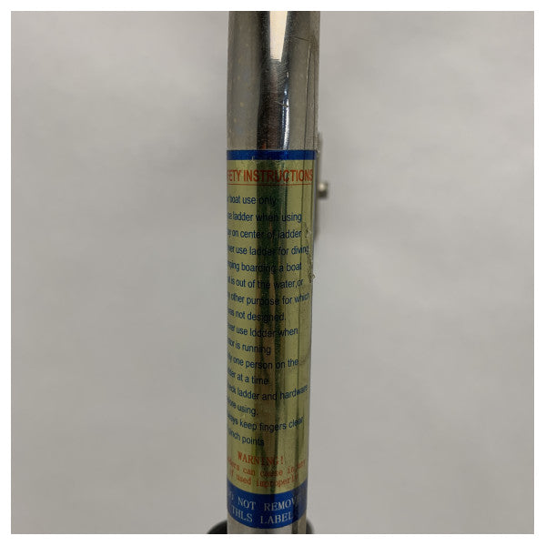 Vetus SLFB3A uimaportaat taitettava ruostumaton teräs 3 askelmaa