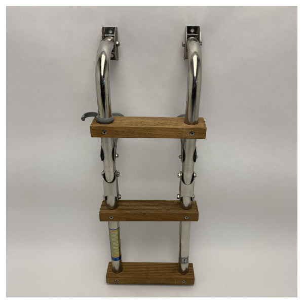 Vetus SLFM3A badstege hopfällbar 3 steg med teak