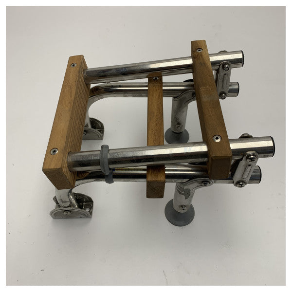 Vetus SLFM3A badstege hopfällbar 3 steg med teak