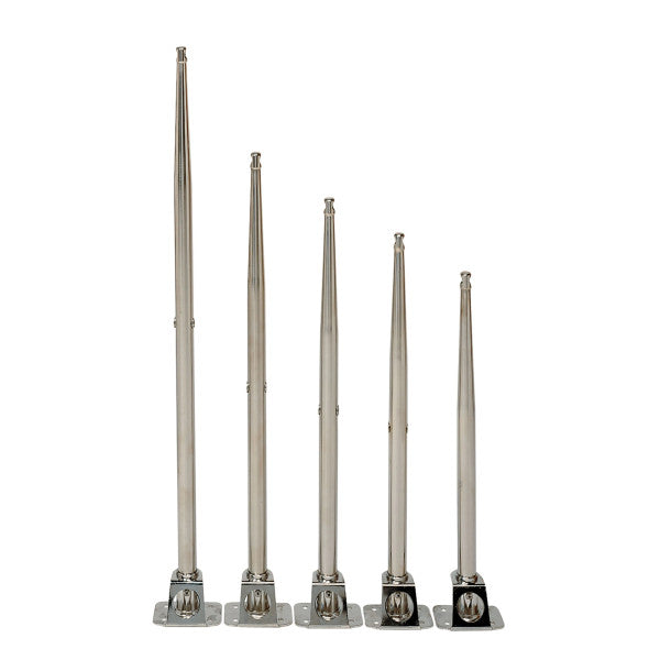 Chandelier sceptre Vetus en acier inoxydable L460 x 25 mm