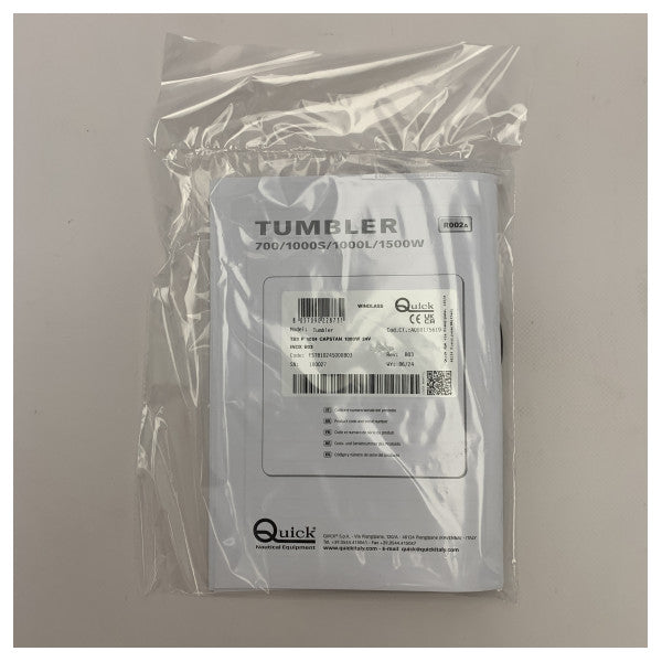 Γρήγορο TB3 από ανοξείδωτο χάλυβα με ηλεκτρικό καστάνια 1000W 24V - 130 mm - TB3 P 1024