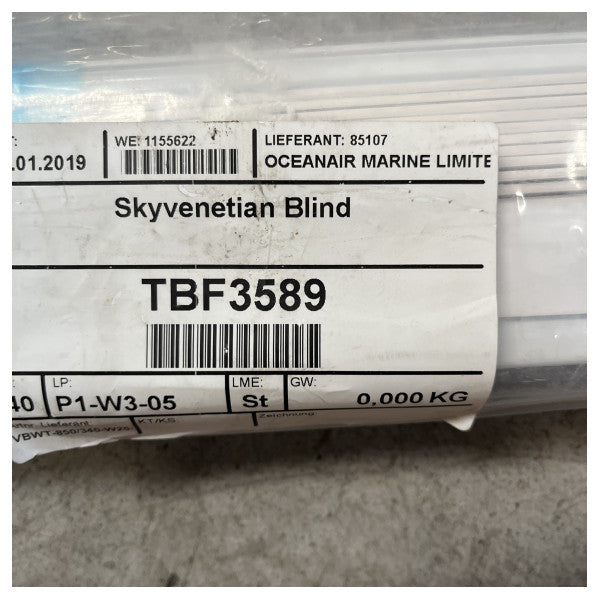 Żaluzje morskie Ocean Air Hanse Skyvenetian Trwała kontrola światła Rozwiązanie zapewniające prywatność