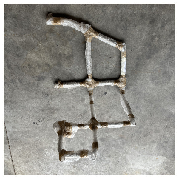 Hanse Stainless Steel Marine Stern Rail H385/H415 - Durable Safety & Support for Boats