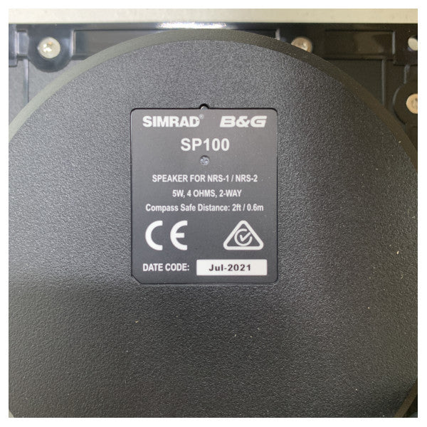 B & G nrs1 | NOS 2 VHF Active Speaker Black-000-15651-001