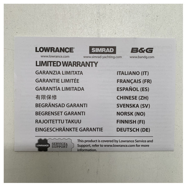 B & G nrs1 | NOS 2 VHF Active Speaker Black-000-15651-001
