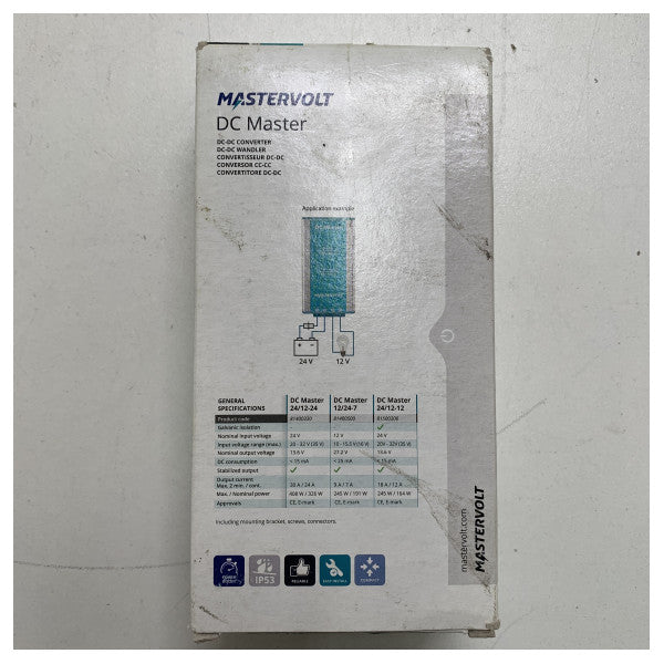 Mastervolt DC - DC κύριος μετατροπέας 24/12-24V - 81400330