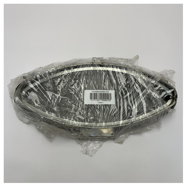 Hublot ouvrant en acier inoxydable Trend Marine de 460 x 190 mm