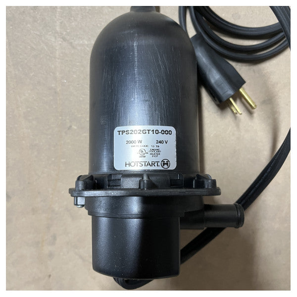 Нагрівач охолоджуючої рідини морського двигуна 2000W 240V - міцний антикорозійний нагрівач для човнового двигуна з автоматичним термостатом