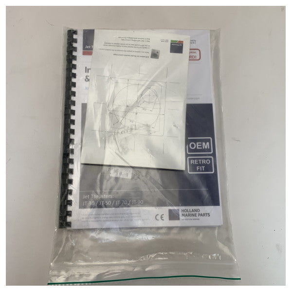 Jet Thruster 50 KGF JT50 bov- og hækpropellersæt 24V