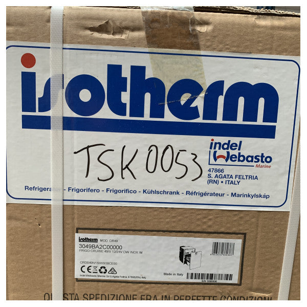 Компресорен хладилник с чекмедже от неръждаема стомана Isotherm DR49 49L 12/24V - 3049BA2C00000