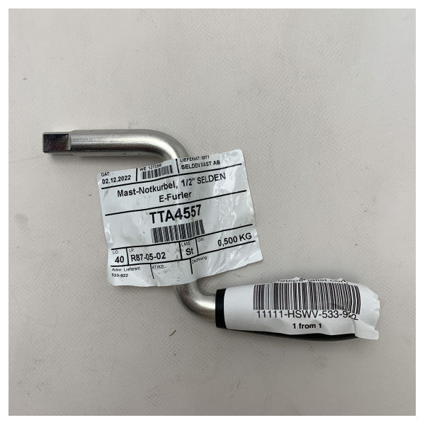 Selden 400E nödstyrningshandtag 1/2 tum - 533-922