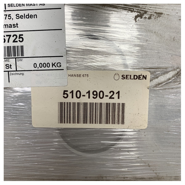 Piede d'albero in alluminio Selden per Hanse 675 - 510-190-21