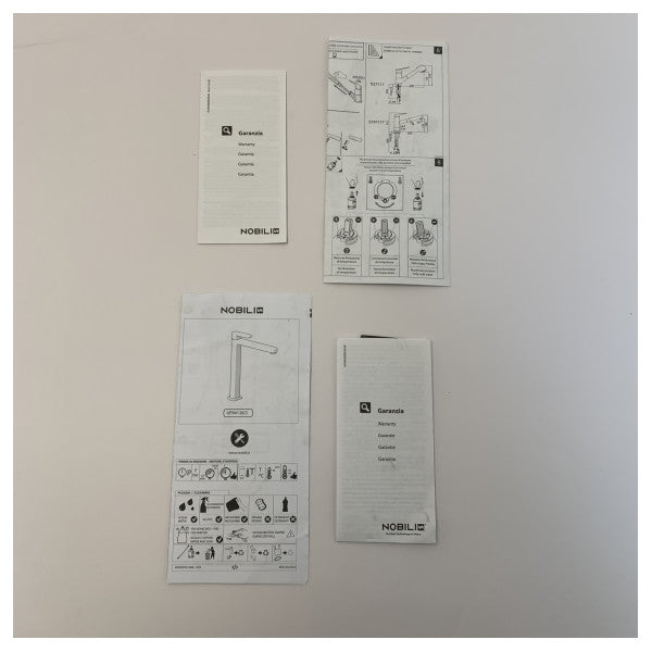 Nobili kylpyhuoneen yhden vivun sekoitusvipu kromi - UP94128/2CR