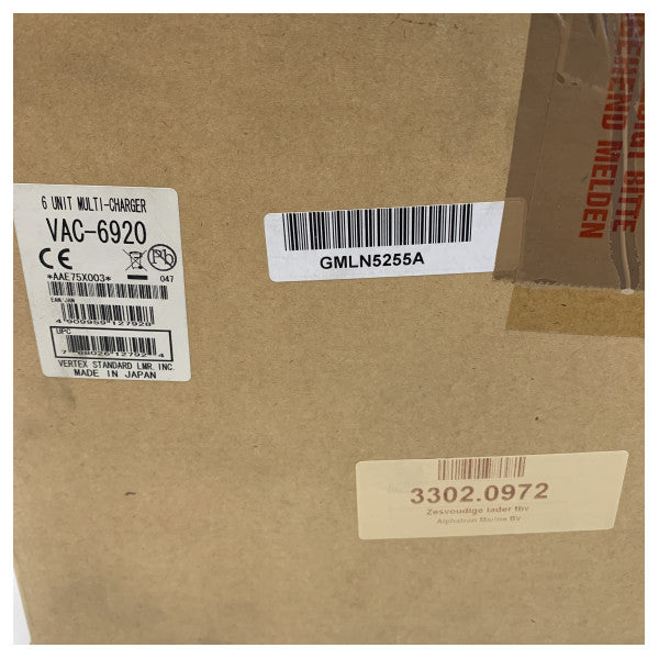 Vertex VAC-6920 Multi Charger för 6 Vertex Standard Li-Ion-radiobatterier VHF handhållna portofoner