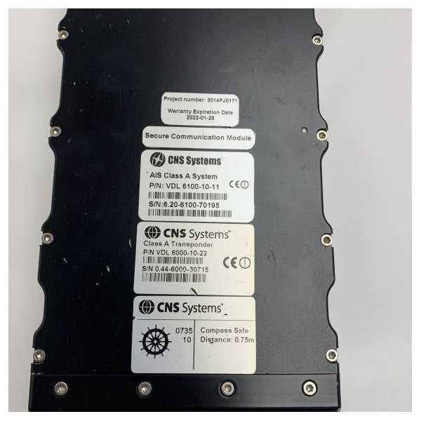 Транспондерна система АІС класу А CNS VDL-6000 - 6100-20-11