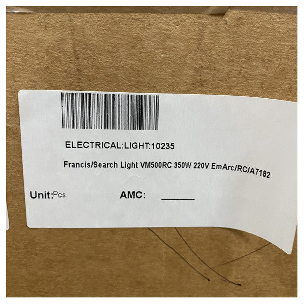 Francis VM500 Voyager 2 RC 350W 230V 230V kauko-ohjattava valonheitin