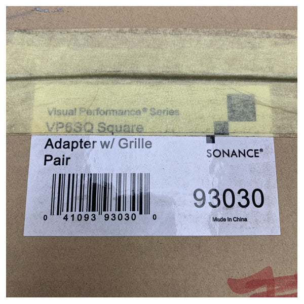 Sonance VP6SQ Speaker Adapter Grille Pair White