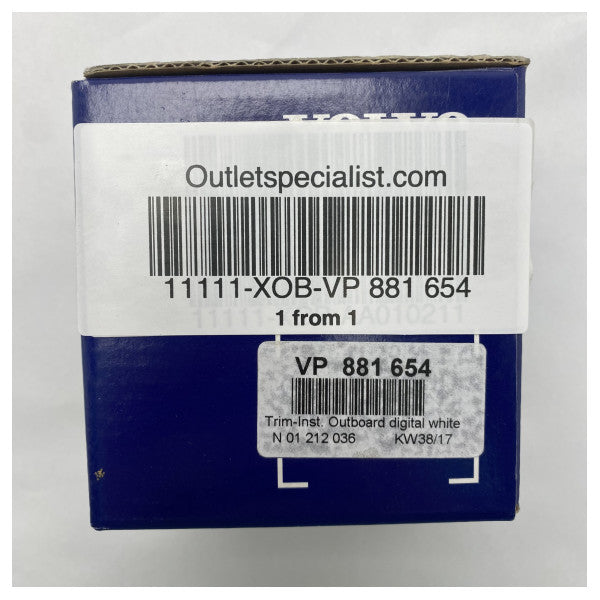 Дисплей за индикация на позицията на трима Volvo Penta - 881654