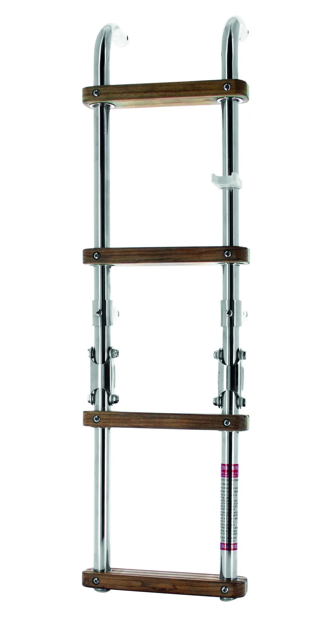 Драбина для купання Vetus SLFM4A складна 4 сходинки з тикового дерева