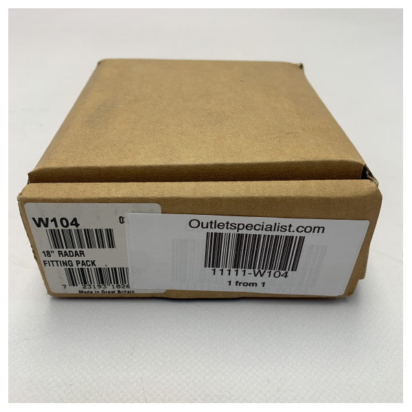 Комплект для встановлення 18-дюймової РЛС Raymarine - W104