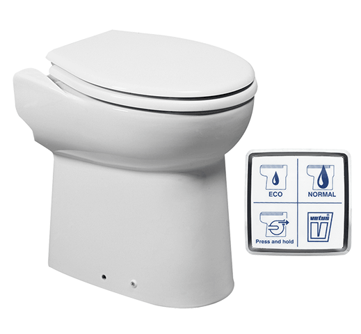 Vetus WC12L2 Electric Marine toilet 12V With Wire Remote Control Panel